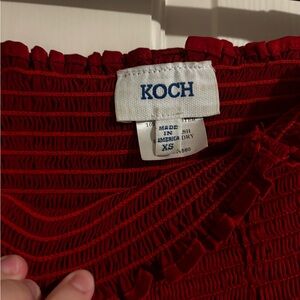 Koch Red Erika Skirt Size:Xs